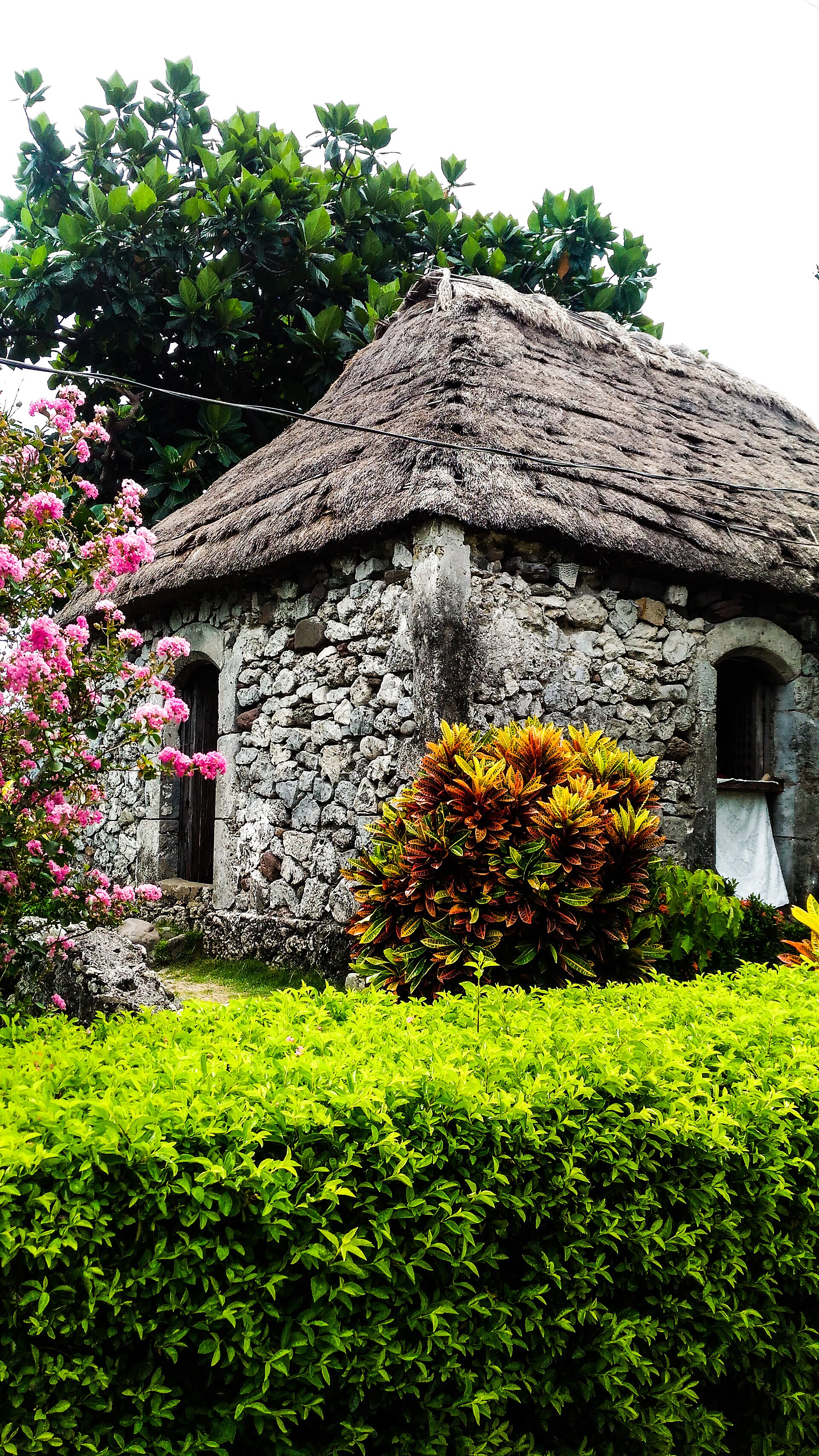 Traditional Ivatan stone houses designed to withstand typhoons.