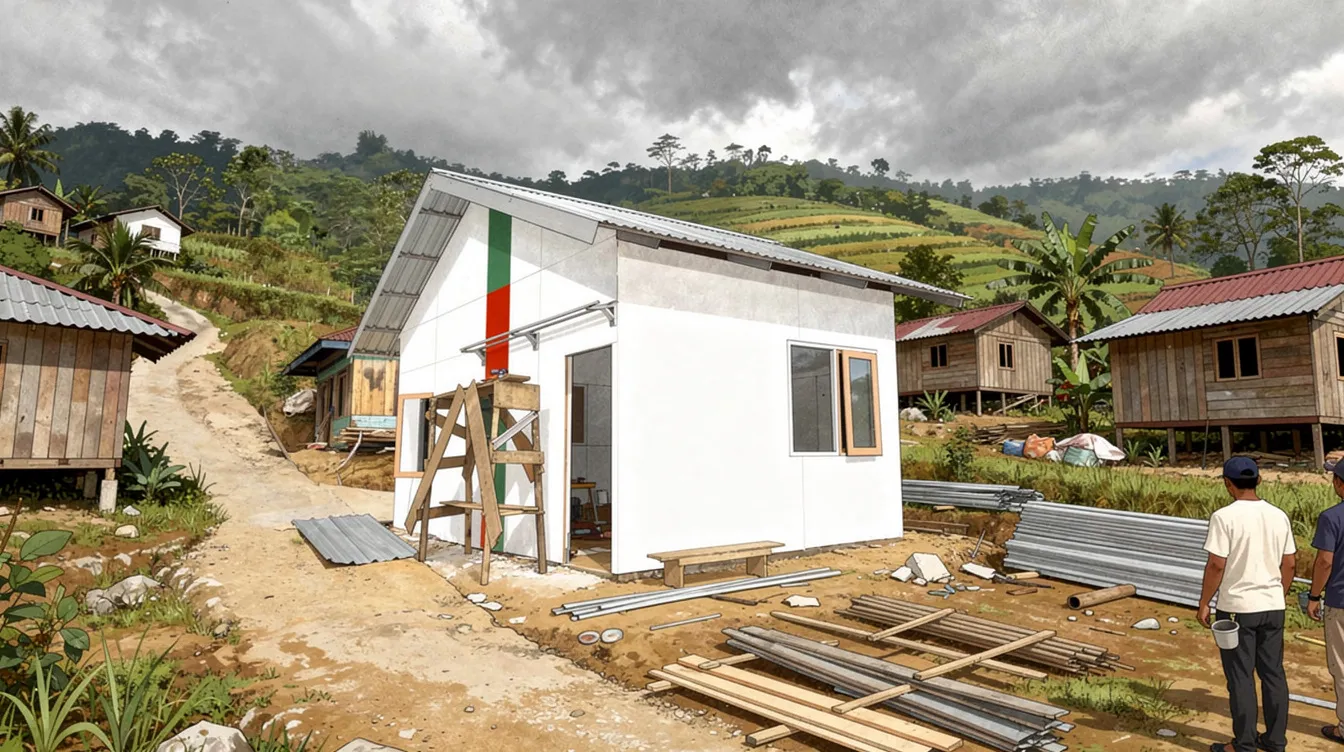 BNPB Accelerates Temporary Housing for NTT Earthquake Survivors