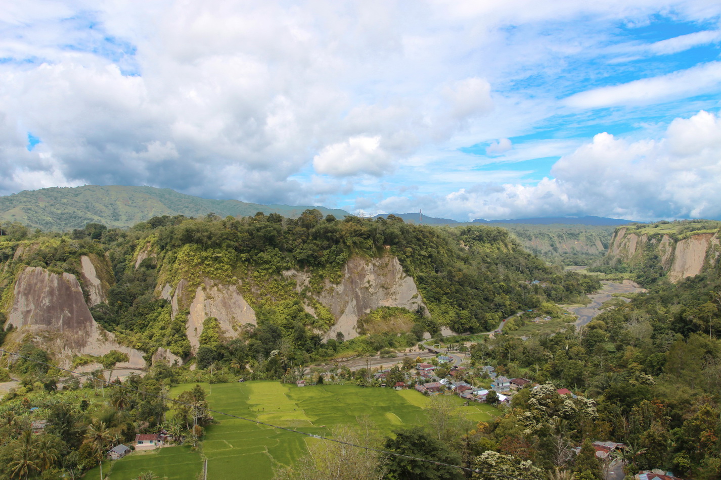 The breathtaking views of Ngarai Sianok, a natural wonder.