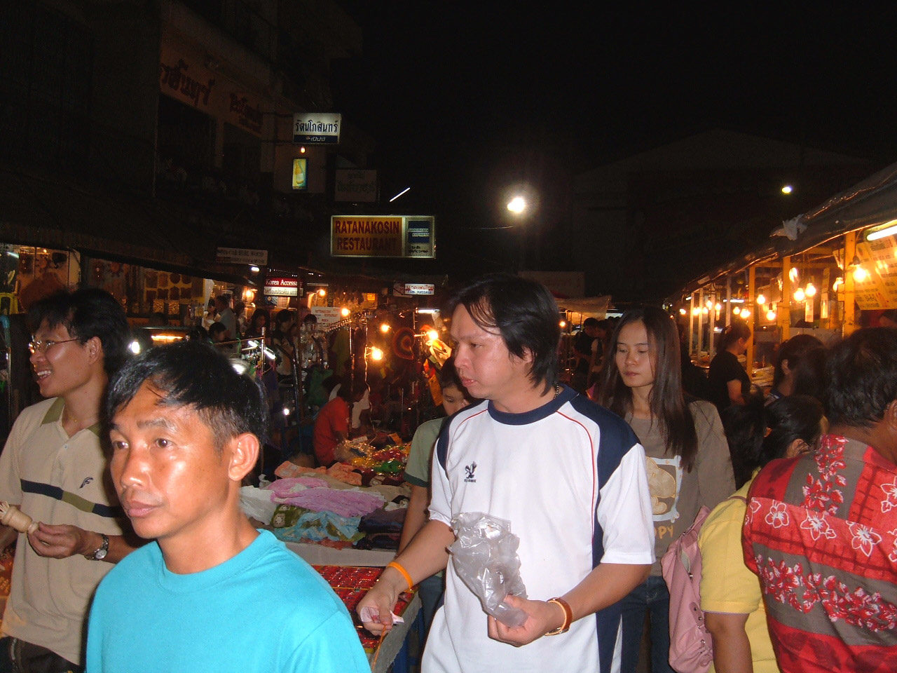 The lively Chiang Rai Night Market, a hub of local cuisine and culture.