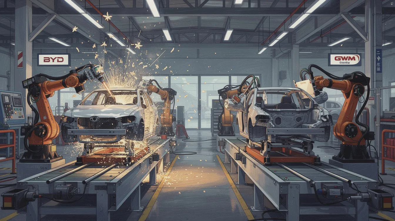 Chinese Automakers BYD and GWM Expand Production in Thailand
