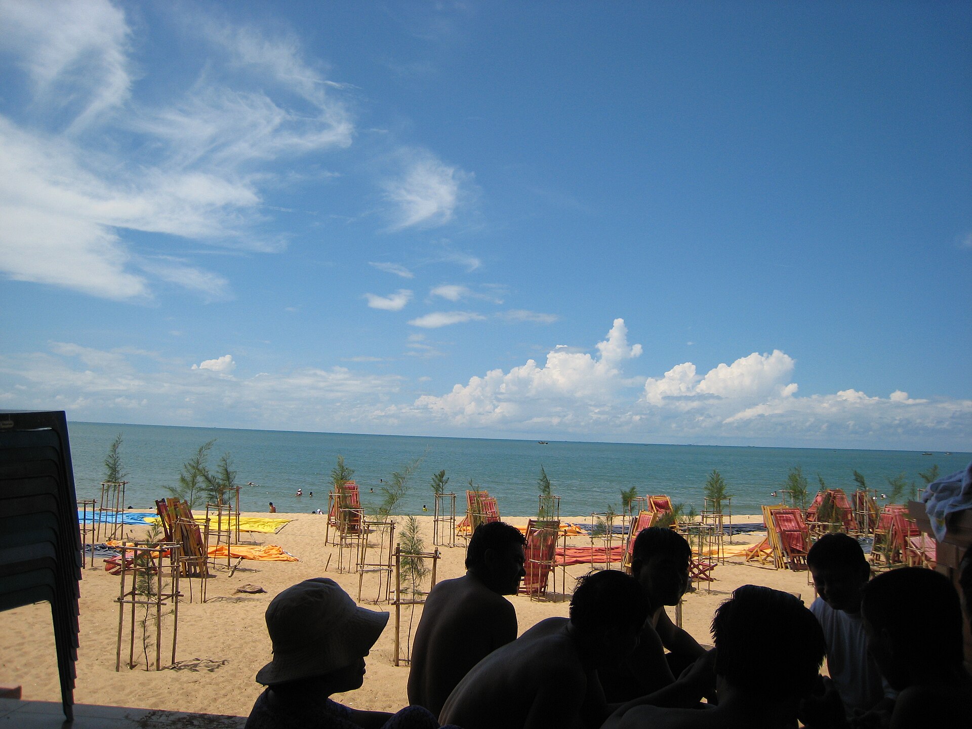 An Hai Beach, a pristine stretch of sand perfect for relaxation.