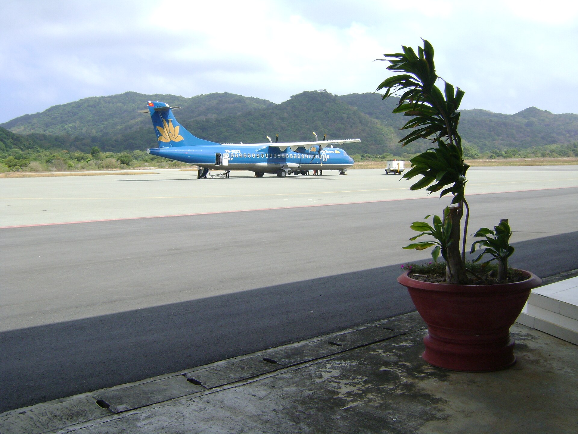 Côn Đảo Airport, the gateway to this remote paradise.
