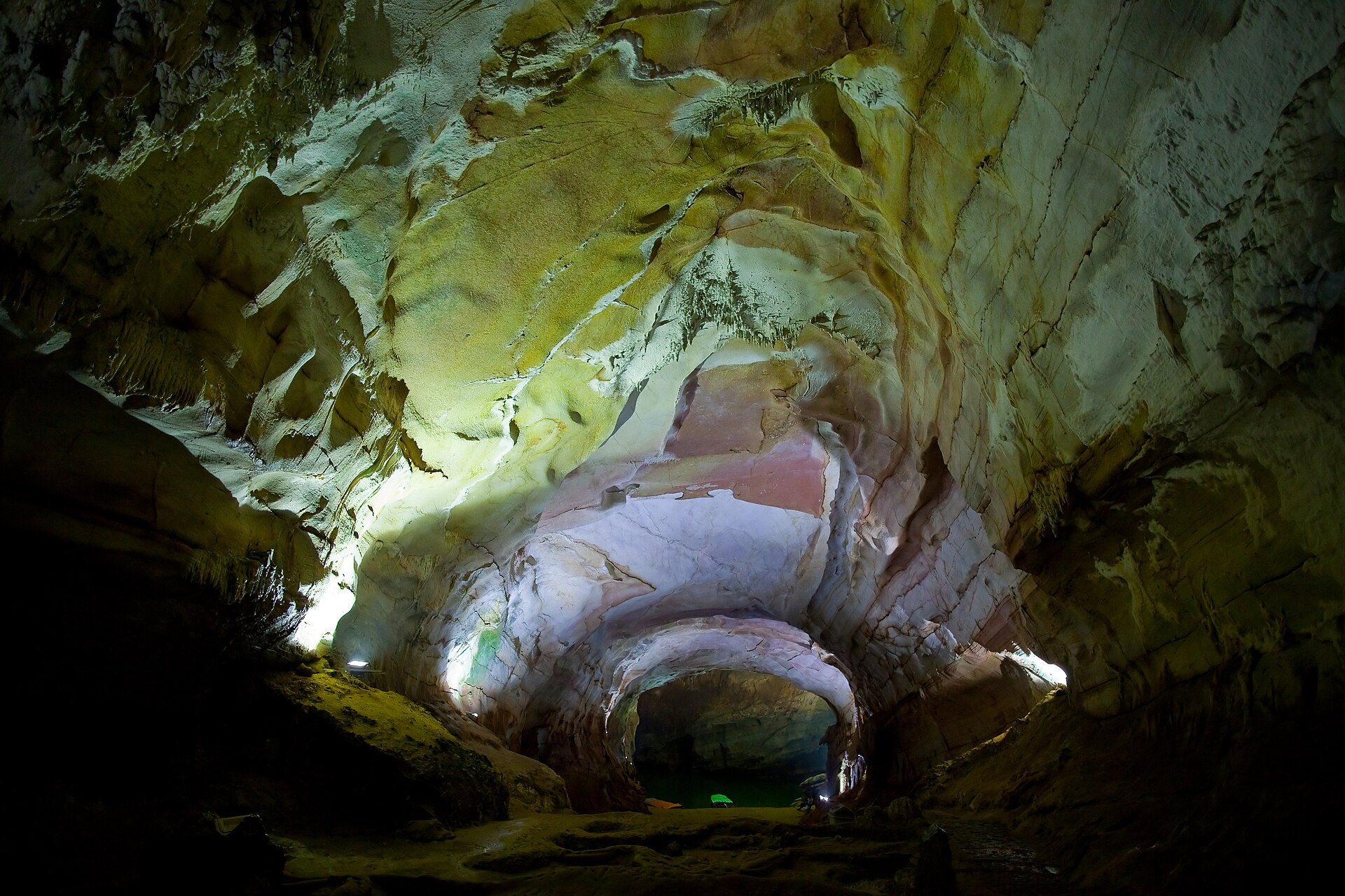 The stunning entrance of Phong Nha Cave, where adventure awaits.