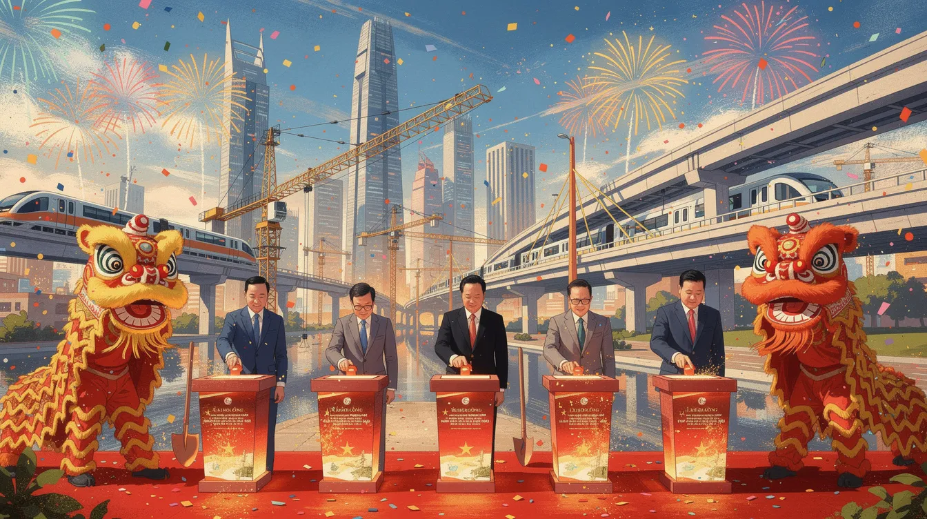 Ho Chi Minh City Launches $10.5 Billion in Infrastructure Projects