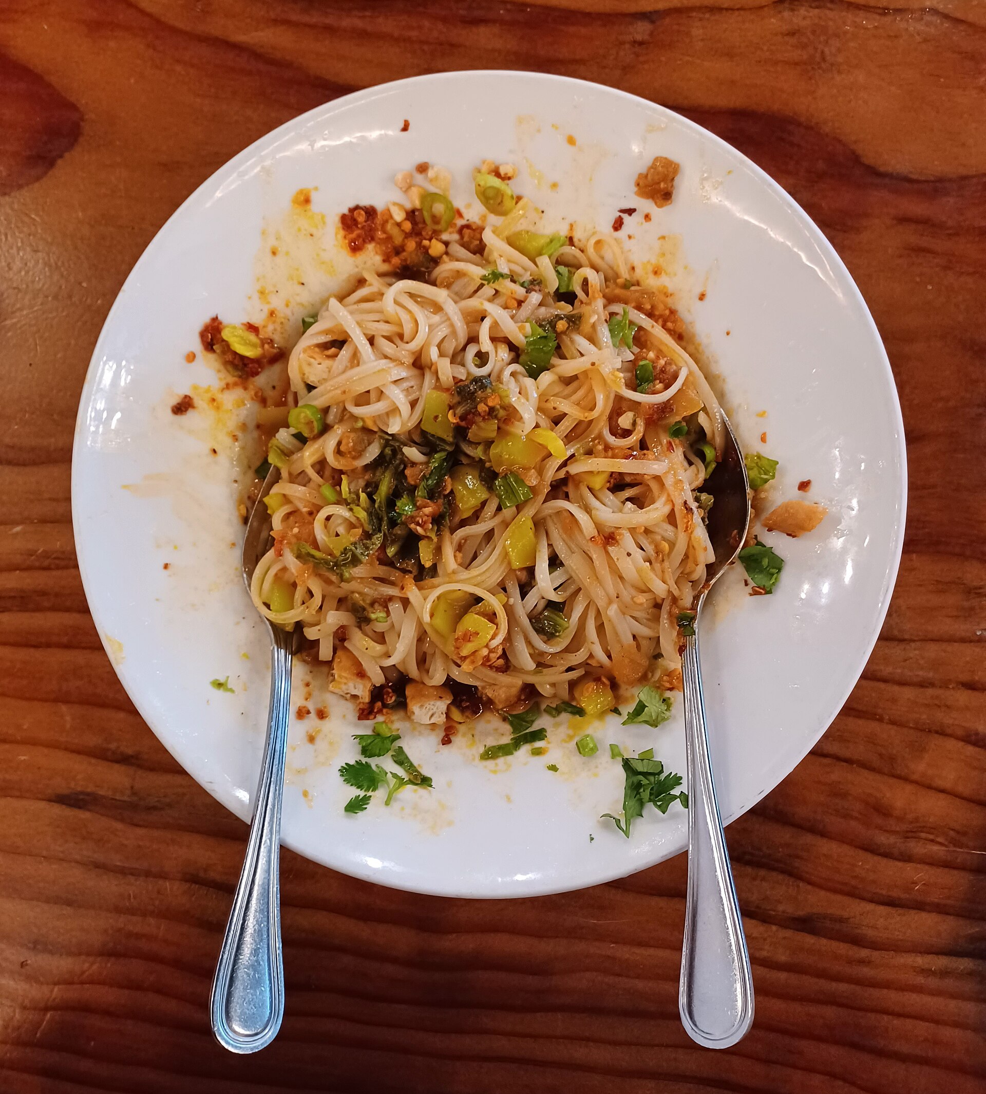 A delicious bowl of Shan noodles, a must-try dish in Hsipaw.