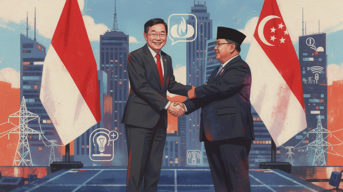 Indonesia and Singapore Forge New Energy Ties with Electricity Export Agreement