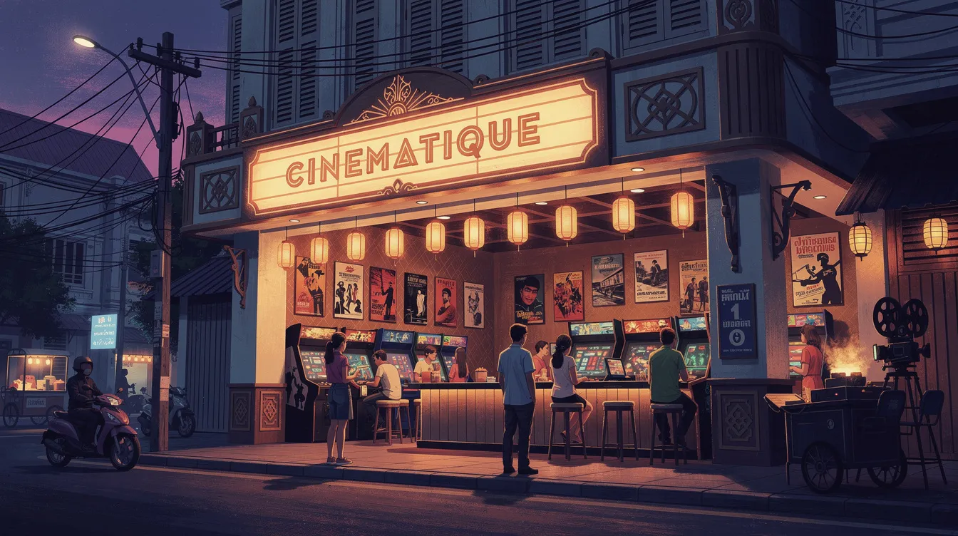 Inside Cinematique: A Revived Thai Film Studio Above a Barcade