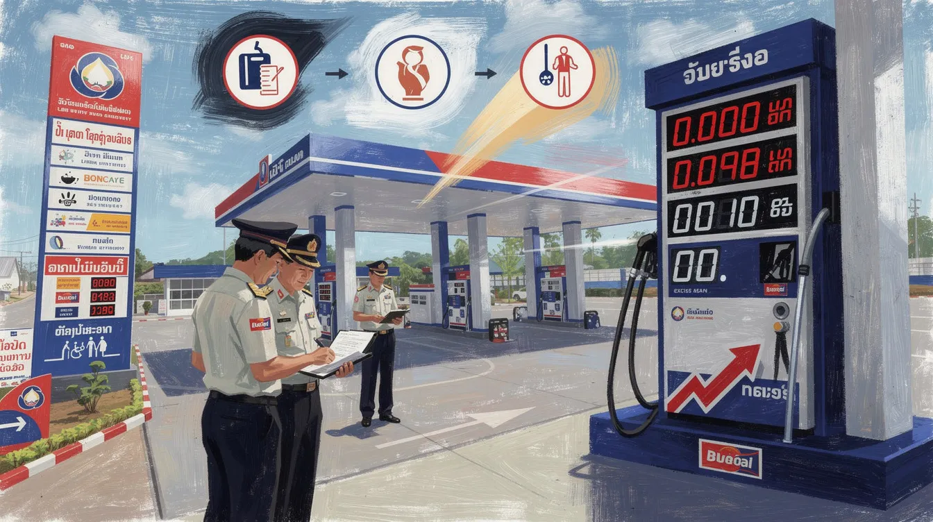 Laos Reinstates Higher Fuel Taxes as Emergency Measures Conclude