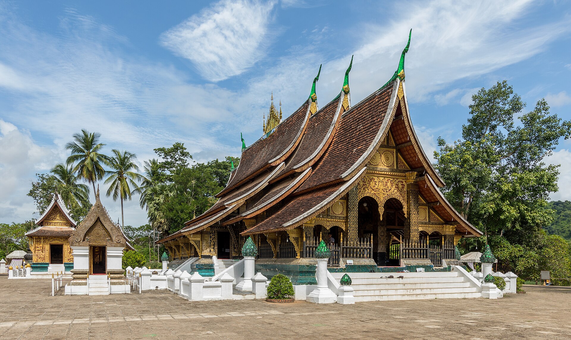 Wat Xieng Thong, a stunning example of Luang Prabang's rich architectural heritage.