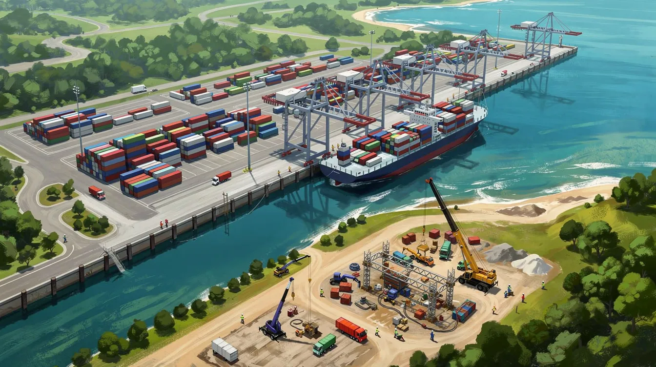 Malaysia Breaks Ground on First Smart AI Container Port