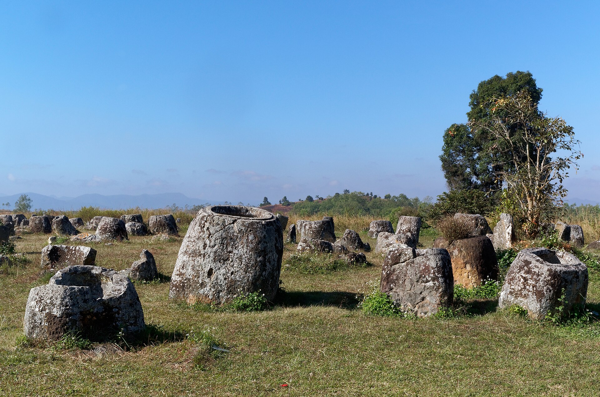 Site 1, the most visited jar site, showcases the impressive stone jars that have stood the test of time.