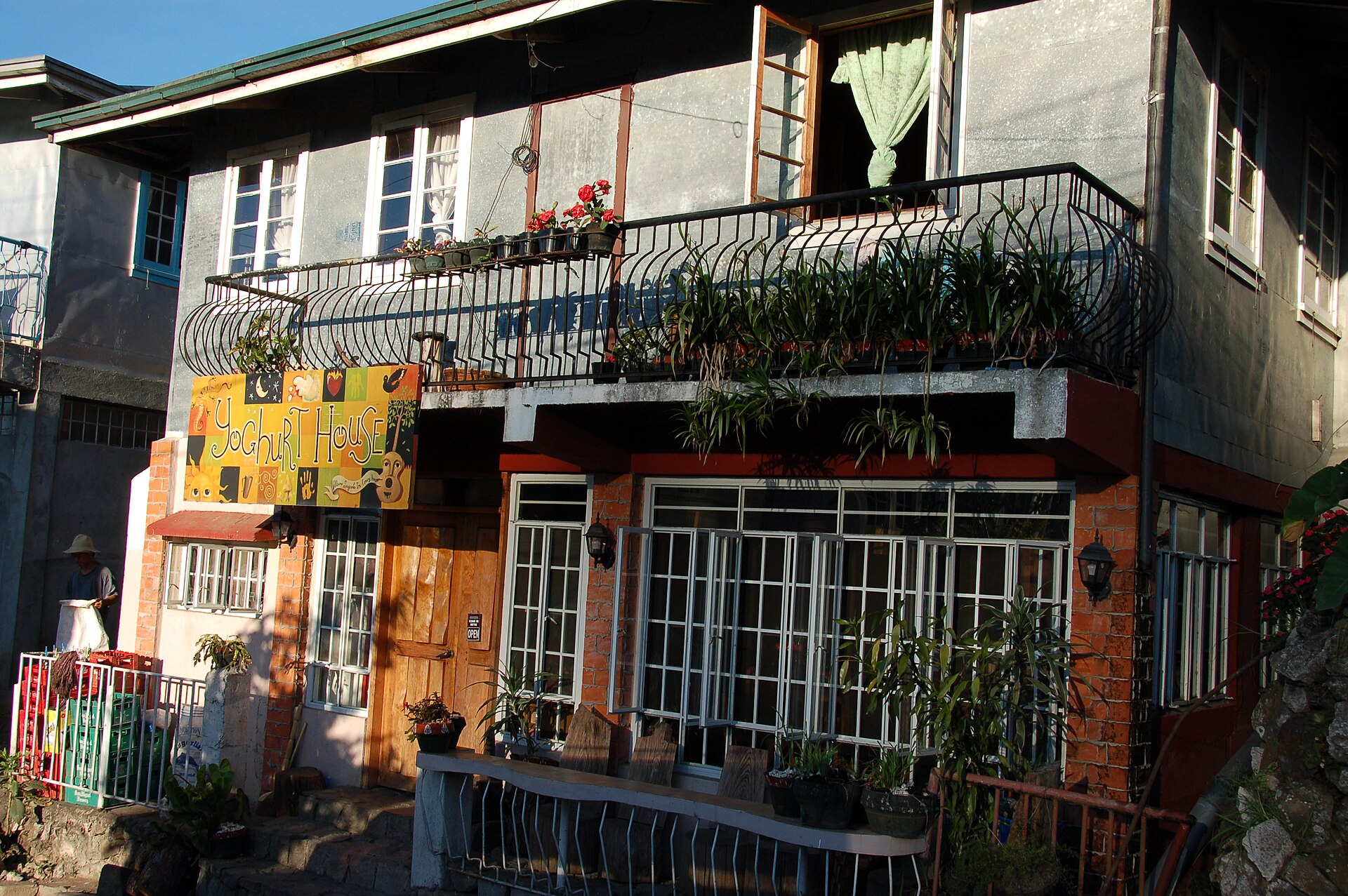 The Yoghurt House, a popular spot in Sagada, known for its delicious local dishes.
