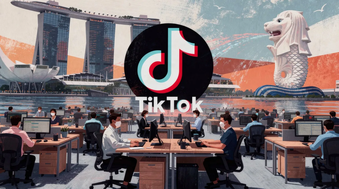 TikTok Implements Job Cuts in Singapore Amid Global Layoffs