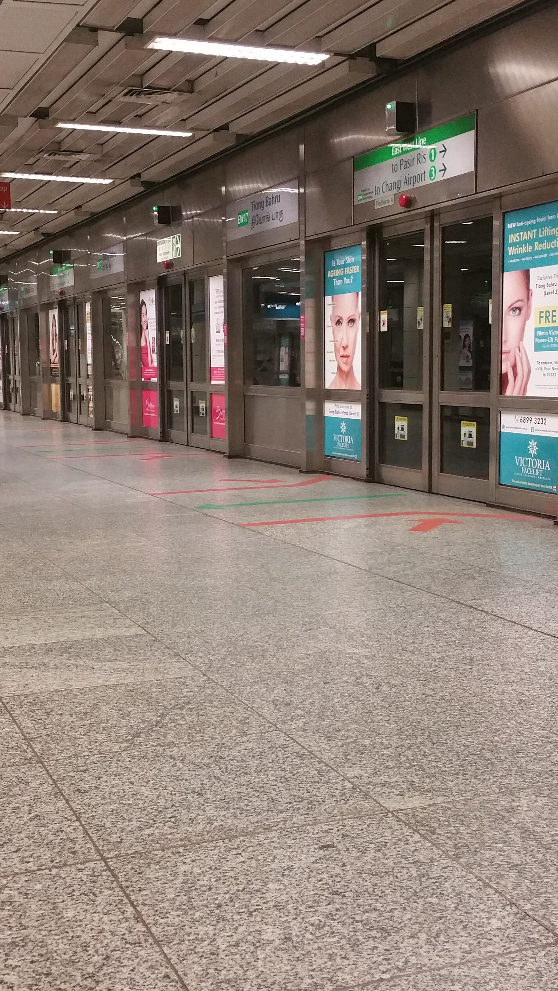 Tiong Bahru MRT Station, the gateway to this charming neighborhood.