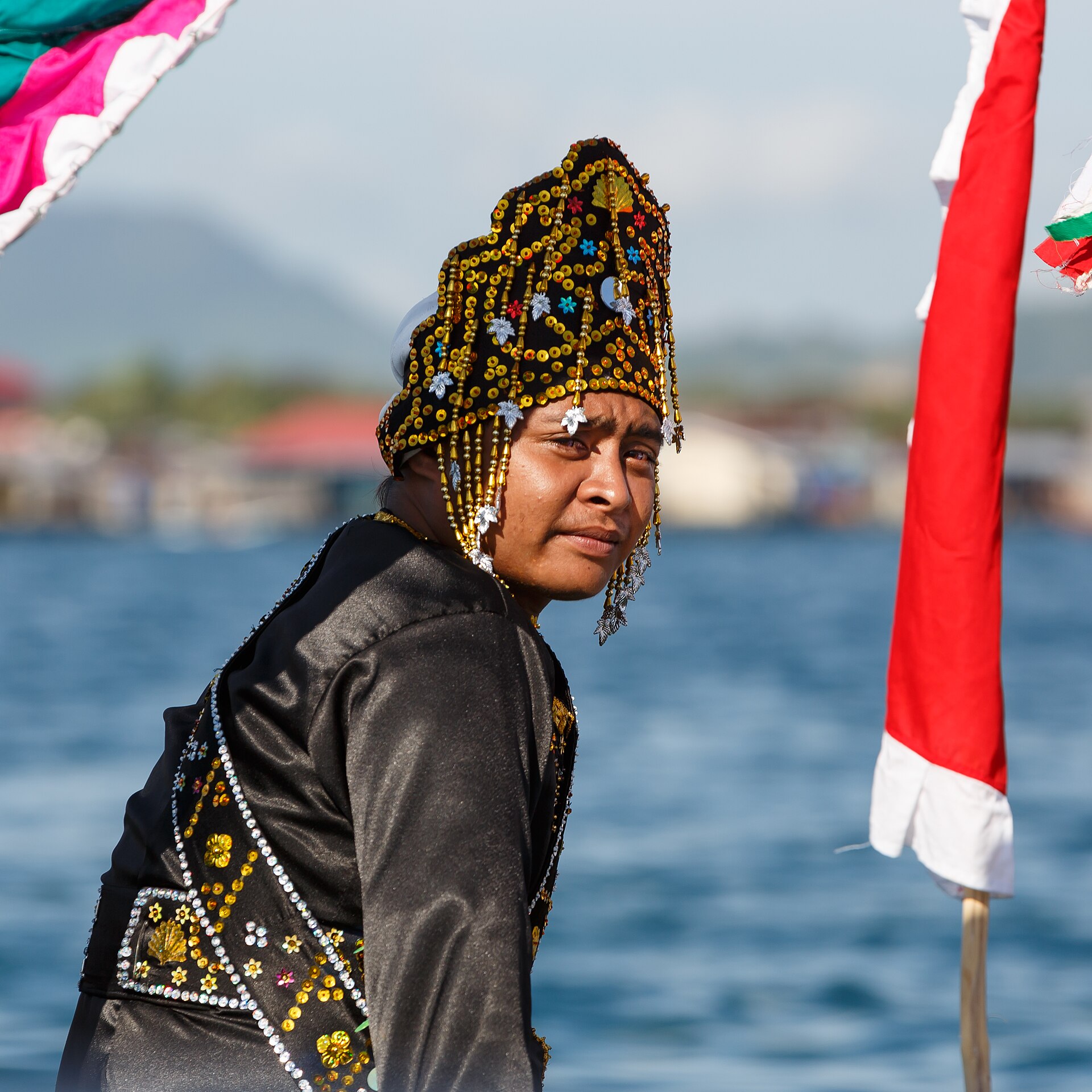 A traditional Bajau boat, showcasing the rich maritime culture of Wakatobi.